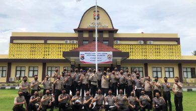 Photo of Diawal Tahun 61 Anggota Polres Lombok Utara Naik Pangkat