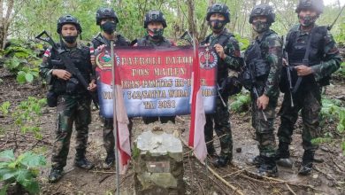 Photo of Satgas Pamtas RI-RDTL Yonif 742/SWY Cek 554 Patok Tersebar di Wilayah Perbatasan Sektor Timur