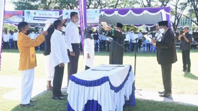 Photo of Bupati H. Djohan Sjamsu, SH., Lantik 269 Anggota BPD se-Kabupaten Lombok Utara Periode 2021-2027