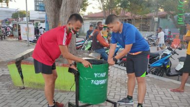 Photo of Dansatgas Pamtas Sektor Timur Imbau Warga Jaga Kebersihan Dengan Buah Sampat Pada Tempatnya
