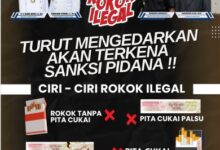 Photo of Gempur Rokok Ilegal Turut Mengedarkan Akan Terkena Sanksi Pidana