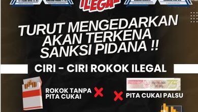 Photo of Gempur Rokok Ilegal Turut Mengedarkan Akan Terkena Sanksi Pidana
