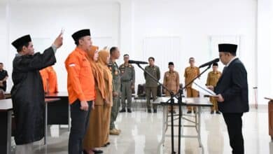 Photo of Bupati Lombok Utara Dr. H. Najmul Akhyar, SH., MH , Lantik Pejabat Manajerial dan Kepala Puskesmas Baru