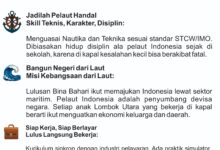 Photo of PENDAFTARAN PESERTA DIDIK BARUSMK PELAYARAN BINA BAHARITAHUN AJARAN 2026/2027Lulus Siap Kerja